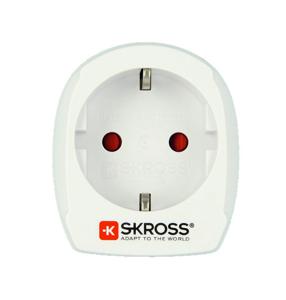 Skross 1.500203-E netstekker adapter Type B Universeel Wit