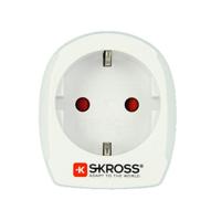 Skross 1.500203-E netstekker adapter Type B Universeel Wit - thumbnail