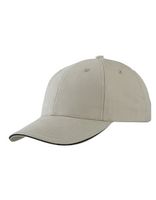 Myrtle Beach MB6541 Light Brushed Sandwich Cap - thumbnail