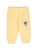 Palm Angels Kids pantalon de jogging à logo embossé - Jaune