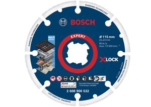 Bosch Accessories 2608900532 X-LOCK Diamanten doorslijpschijf Diameter 115 mm Boordiameter 22.23 mm Metaal 1 stuk(s)