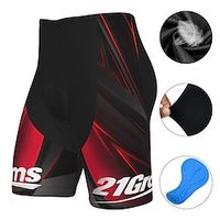 Voor heren Fietsbroek voor op de weg Wielrenshorts Fietsbroek Fietsen Short / Broekje Broeken Bergracen Wegwielrennen Sport 3D-pad Fietsen Ademend Sneldrogend Zwart Geel Polyester Spandex Kleding Lightinthebox - thumbnail