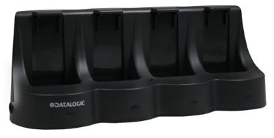 Datalogic 94 A151123 acculader, vier sleuven, voeding voor 94 Acc1324 en reguliere stopcontactadapter, werkt met alle geheugenaccu's: 94 Acc1367 accessoires, 94 Acc1368