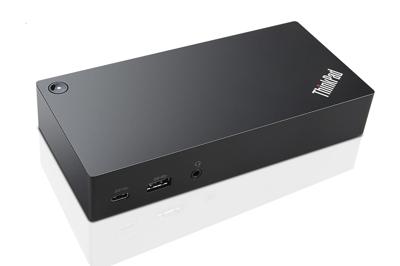 Lenovo 40A90090DK notebook dock & poortreplicator Bedraad USB 3.2 Gen 1 (3.1 Gen 1) Type-C Zwart