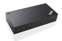 Lenovo 40A90090DK notebook dock & poortreplicator Bedraad USB 3.2 Gen 1 (3.1 Gen 1) Type-C Zwart
