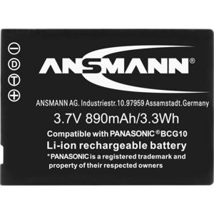 Ansmann DMW-BCG10 Camera-accu Vervangt originele accu DMW-BCG10e, DMW-BCG10 3.7 V 890 mAh