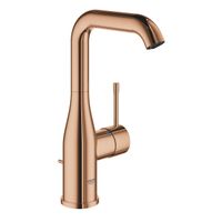 Grohe Essence New wastafelkraan L-size met hoge draaibare uitloop cartouche warm sunset