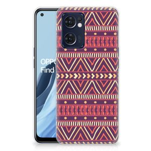 OPPO Reno 7 5G | Find X5 Lite TPU bumper Aztec Paars