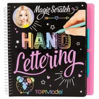 TOPModel scratchboek Hand Lettering meisjes 20 cm papier 2 delg