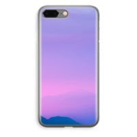 Sunset pastel: iPhone 8 Plus Transparant Hoesje - thumbnail