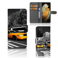 Samsung Galaxy S21 Ultra Flip Cover New York Taxi