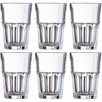 6x Drinkglazen voor water/sap/limonade Granity 420 ml   - - thumbnail