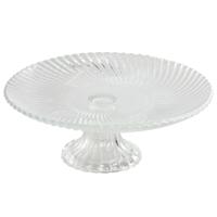 Platte borden Home ESPRIT van glas, transparant, 20,5 x 20,5 x 7,5 cm, merk: Home ESPRIT - EAN: 8424002125288