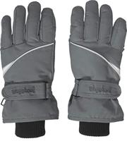 Playshoes Uniseks winterhandschoenen voor kinderen met klittenbandsluiting, grijs, 3