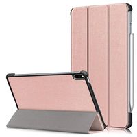 Tri-Fold Series Smart Huawei MatePad Pro Folio Case - Rose Gold - thumbnail