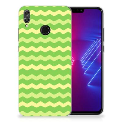 Honor 8X TPU bumper Waves Green