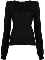 JANE pull Ruth en maille fine - Noir