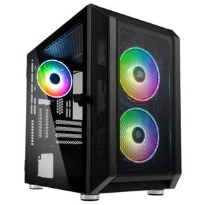 Kolink CITADEL MESH RGB Micro-tower Gaming-behuizing Zwart