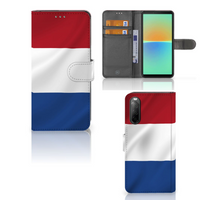 Sony Xperia 10 IV Bookstyle Case Nederlandse Vlag - thumbnail