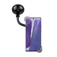 Shop4 - Samsung Galaxy Note 20 Autohouder Diagonale Klem Autohouder Zwart