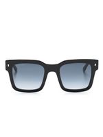 DSQUARED2 EYEWEAR lunettes de soleil carrées à plaque logo - Noir