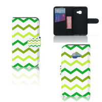 Samsung Galaxy Xcover 4 | Xcover 4s Telefoon Hoesje Zigzag Groen