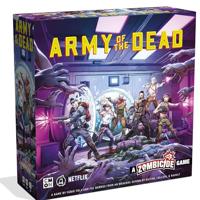 Army of The Dead – Een zombicide spel Sluit je aan bij de huurlingen in een door zombies geteisterd door Las Vegas. Coöperatieve strategiespel, vanaf 14 jaar, 1-6 spelers, 60 minuten van