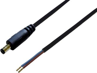 BKL Electronic 075908-750 DC-connector DC-holle stekker - adereindhulzen 5,5 mm 2,1 mm 0,75 m 1 stuk