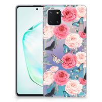 Samsung Galaxy Note 10 Lite TPU Case Butterfly Roses - thumbnail