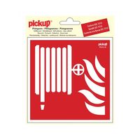 Sticker Brandslang - 150x150 mm.