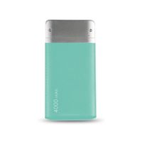 RealPower PB-4000 Fashion powerbank Blauw, Zilver Lithium-Polymeer (LiPo) 4000 mAh - thumbnail