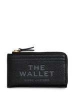 Marc Jacobs portefeuille zippé The Leather - Noir