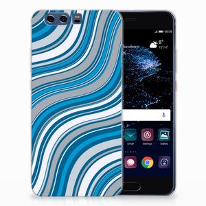 Huawei P10 Plus TPU bumper Waves Blue