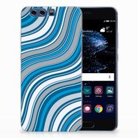 Huawei P10 Plus TPU bumper Waves Blue - thumbnail