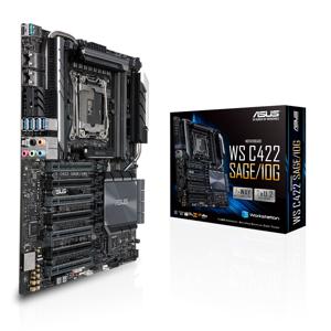 ASUS WS C422 SAGE/10G Intel® C422 LGA 2066 (Socket R4) CEB server-/werkstationmoederbord