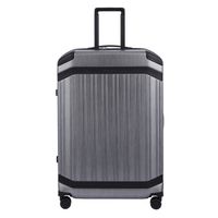Piquadro PQ-Light Premium Big Size Spinner 75 grey-black Harde Koffer