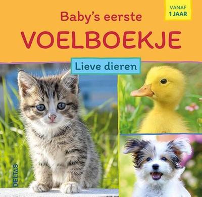 Baby's eerste voelboekje - Lieve dieren - Hardcover (9789044763119)