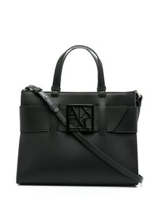 Armani Exchange sac à main à logo - Noir