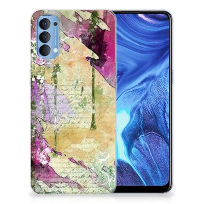 Hoesje maken OPPP Reno 4 Letter Painting