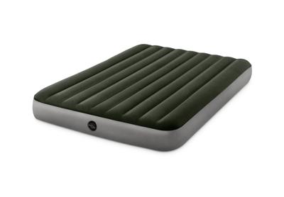Viking Choice  INTEX luchtbed - 2-persoons opblaas bed - velours groen - 203x152x25 cm