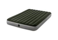 Viking Choice  INTEX luchtbed - 2-persoons opblaas bed - velours groen - 203x152x25 cm