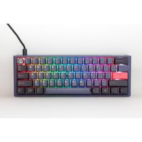 Ducky One 3 Cosmic Blue Mini toetsenbord RGB led, Double-shot PBT, Hot-swappable, QUACK Mechanics, 60% - thumbnail