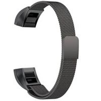 FitBit Alta HR - Milanese bandje - Maat: Small - Zwart