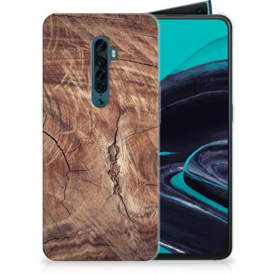 OPPO Reno 2 Bumper Hoesje Tree Trunk OPPO Reno 2 Bumper Hoesje Tree Trunk