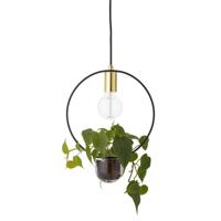 Bloomingville rond gouden hanglamp