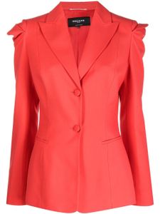 Rochas blazer cintré à simple boutonnage - Rouge