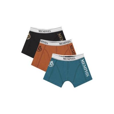 Vingino Memphis Depay boxershort Victores- set van 3 blauw/roestbruin/zwart Vingino Memphis Depay boxershort Victores- set van 3 blauw/roestbruin/zwart