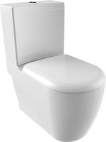 Sanigoods Grande breed staand toilet wit glans