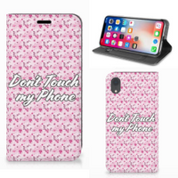 Apple iPhone Xr Design Case Flowers Pink DTMP - thumbnail