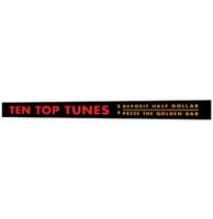 Wurlitzer 2700 Jukebox Model &apos;Ten Top Tunes&apos; Display Strook - thumbnail